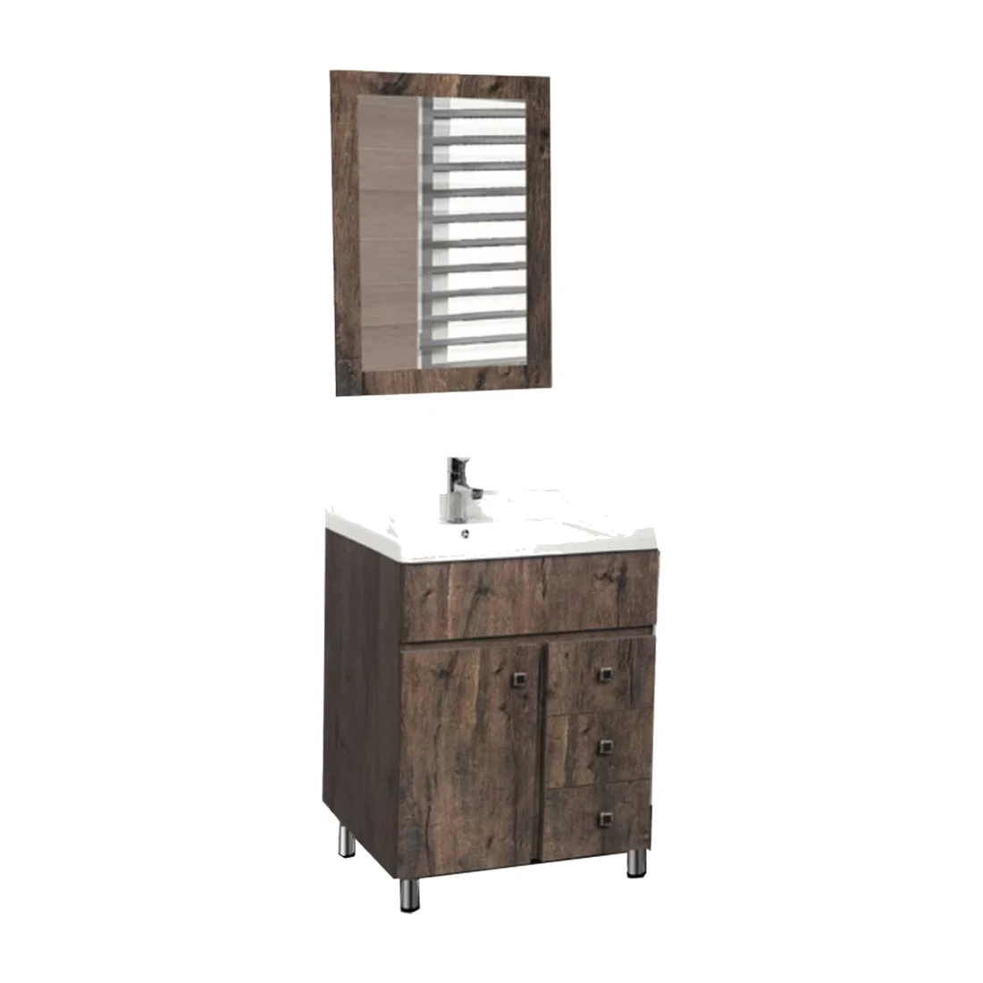 Parryware Glass Lucy Vanity Base Cabinet