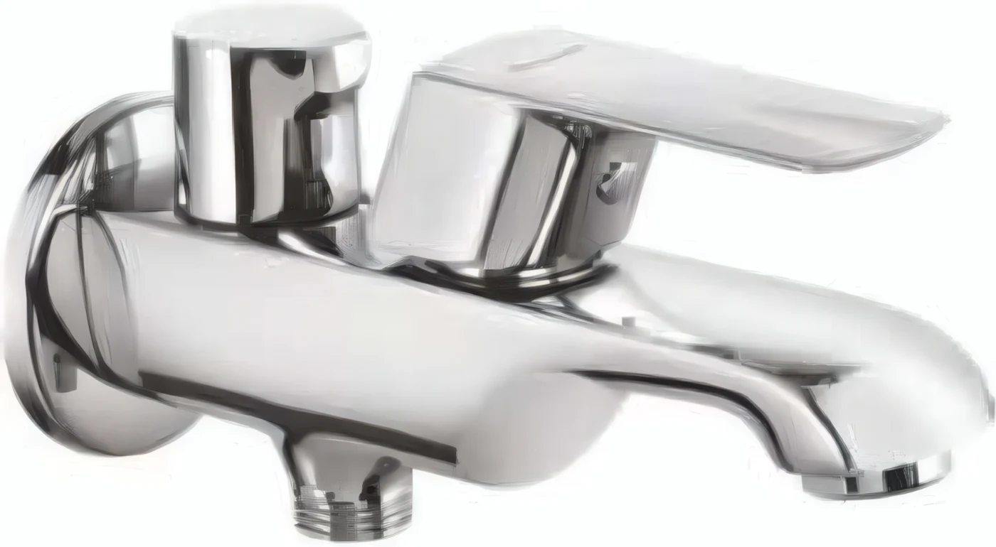 Two Way Bib Cock with Two Knobs G2381A1