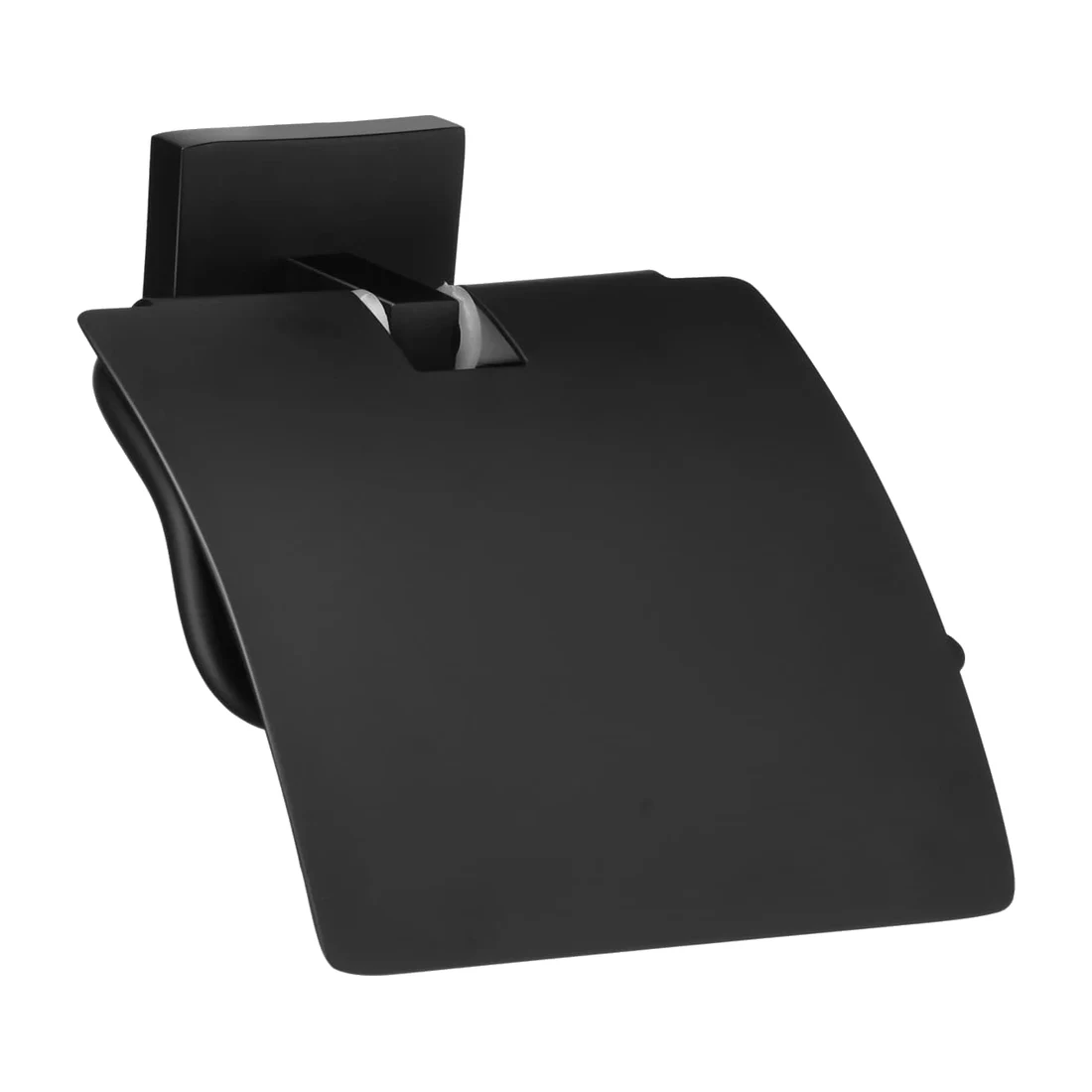 Sigma Paper Holder With Cover - Matte Black