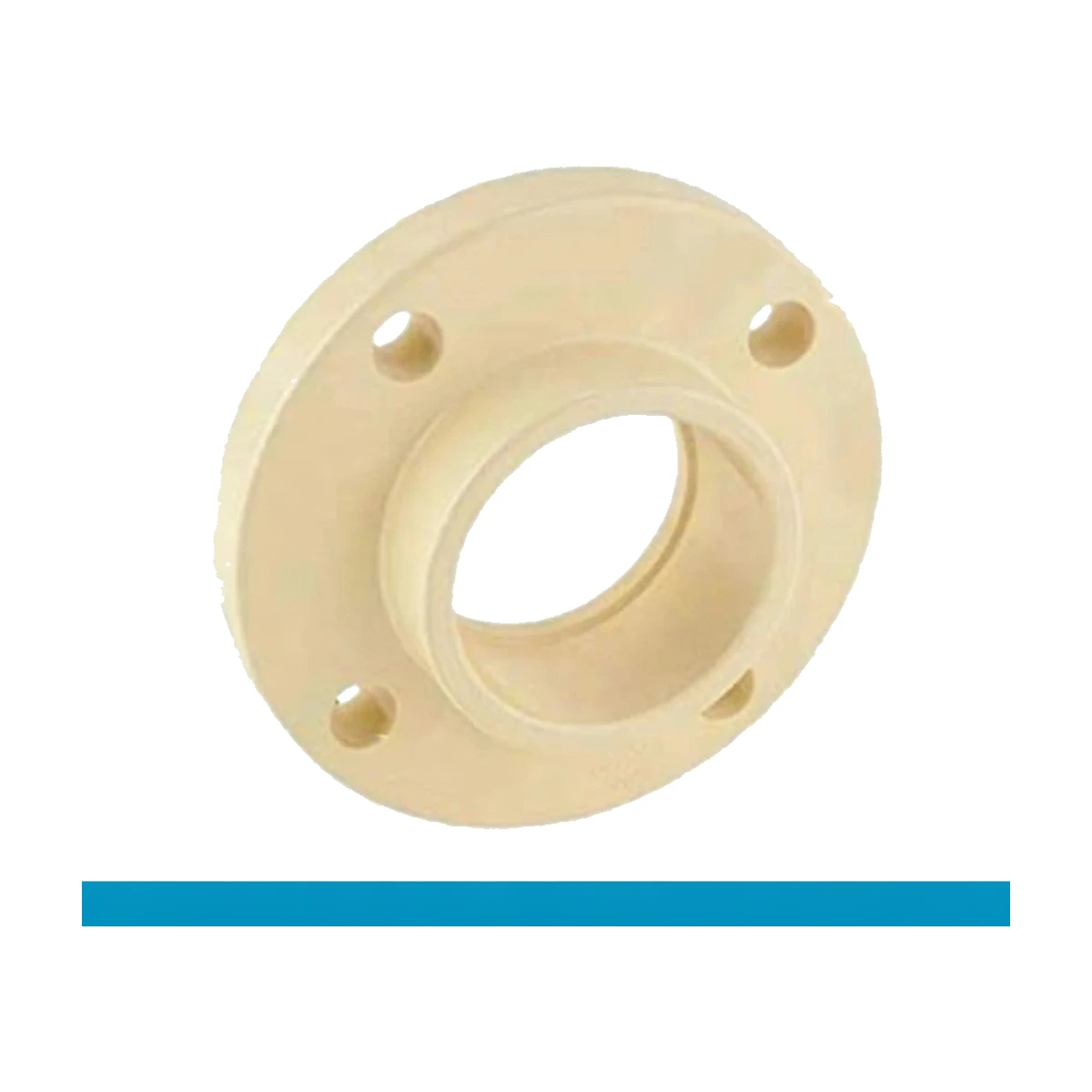 CPVC Flange with Gasket - End Cap Open (SCH 80)