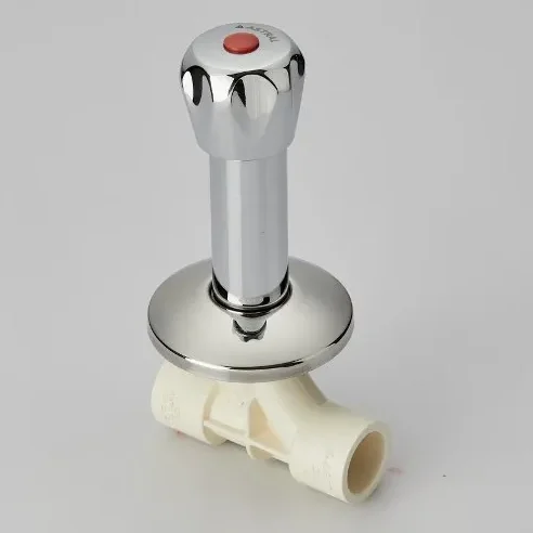 CPVC Concealed Valve Swept Chrome Flower