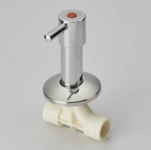 CPVC Concealed Valve Swept Chrome Round