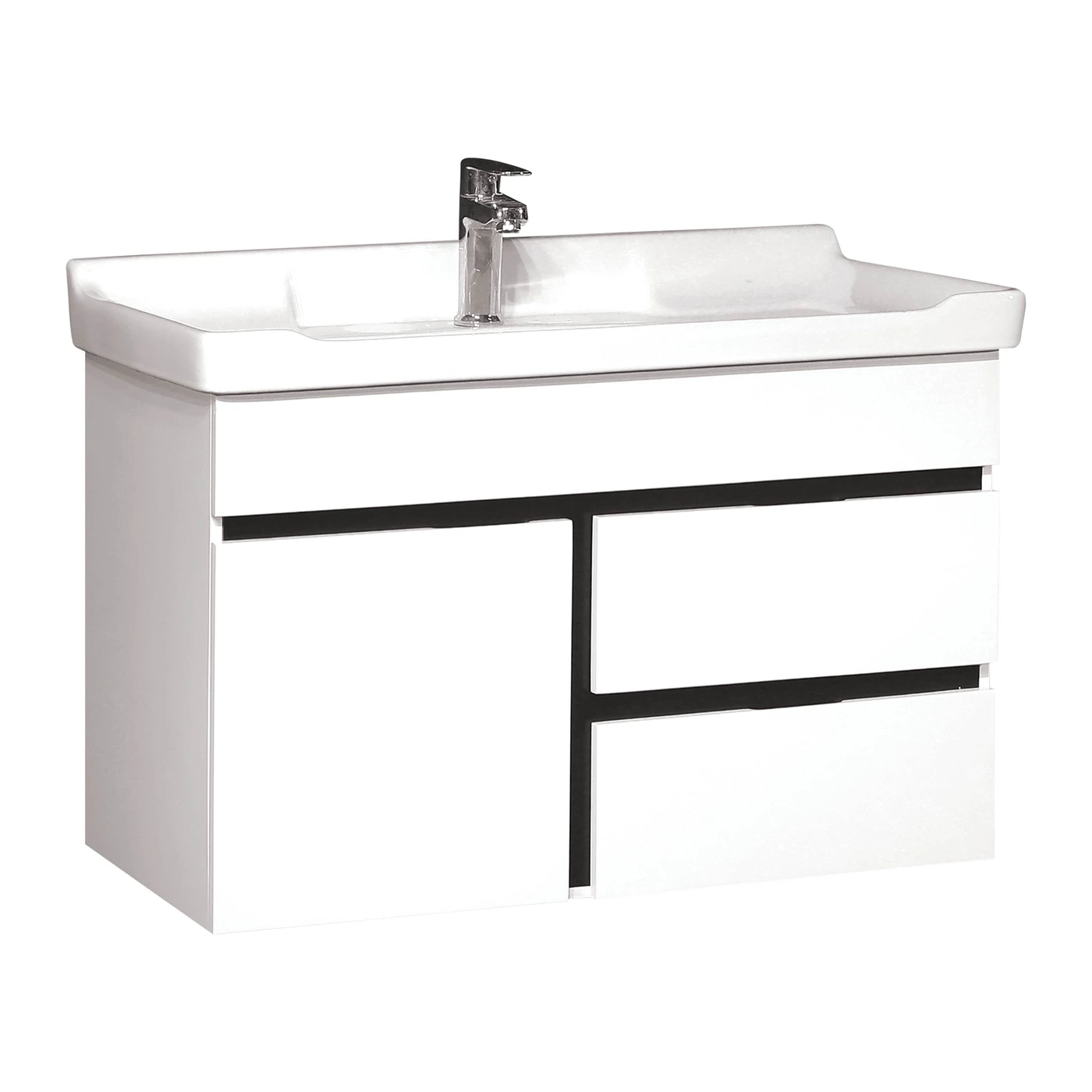 Bella Vanity Base Cabinet - White